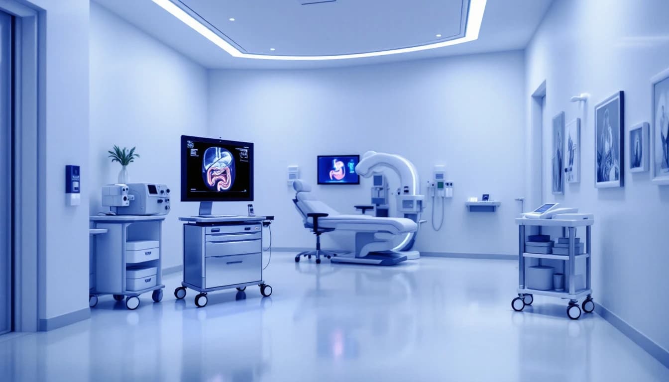 Koloskopie ab 45 — Darmkrebs-Vorsorge in moderner Klinik